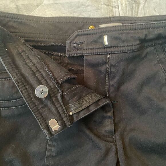 Cache women 8 cotton blend crop ankle pants black - Picture 4 of 11